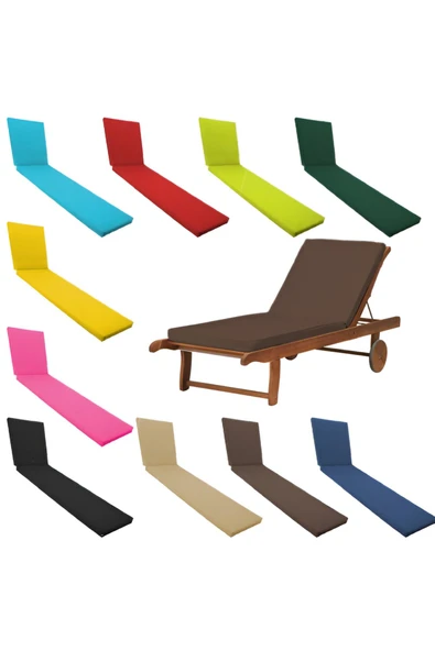 Ermiya 2 Ad Hoshi Ryokan Plaj Şezlong Minderi Fermuarlı Yıkanabilir Silinir 180*55*5 cm Kuşaklı ürün görseli 1