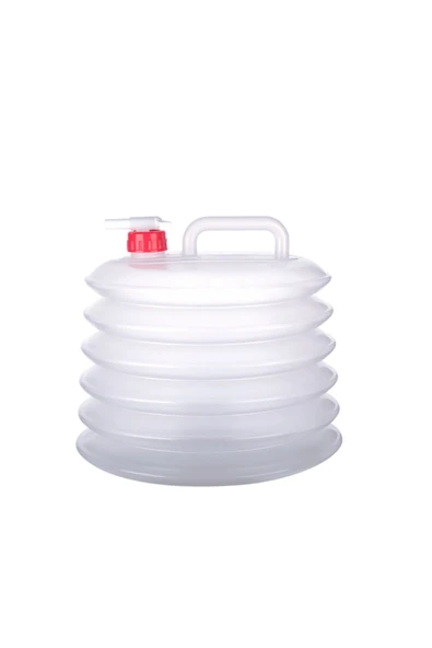 Titiz Katlanabilir Akordiyon Su Bidonu 10 Litre Çok Amaçlı Kamp/ Piknik Için Uygun ürün görseli 1