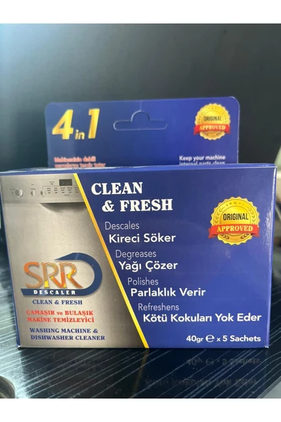 SRR Çamaşır Ve Bulaşık Makinesi Temizleyici 15 Adet - 1