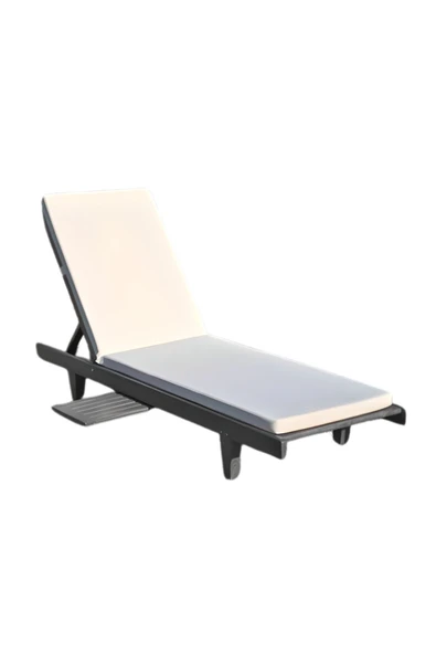 teknotrust 2 Adet Foundry Şezlong Minderi Lüks Su Geçirmez Kumaş Süngerli Fermuarlı 180-55-5 Cm Modern Plastik ürün görseli 1