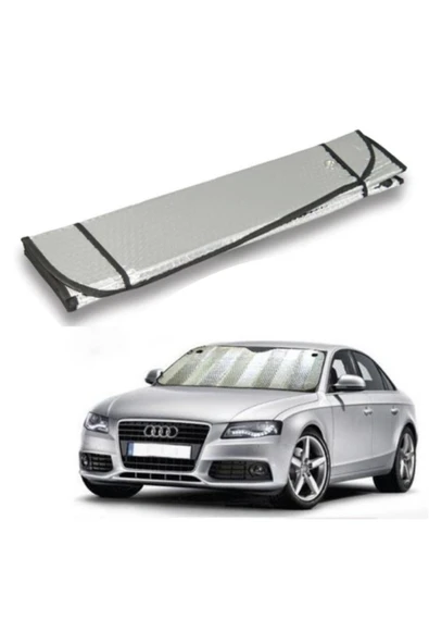 Moda PinkQueen Araba Ön Cam Güneşliği Oto Metalize Alüminyum Katlanabilir Güneşten Koruyucu Perde Güneşlik 130x60cm ürün görseli 1