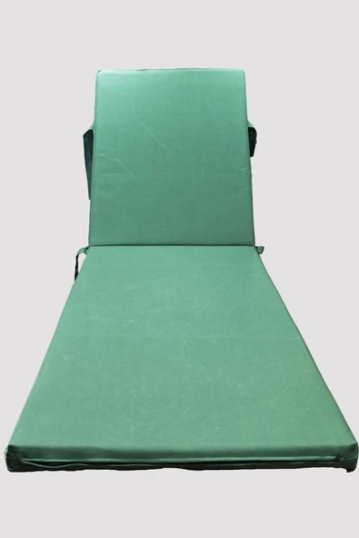 Aykut Minder Unisex Yeşil Su Geçirmez Şezlong Minderi - Resim 2