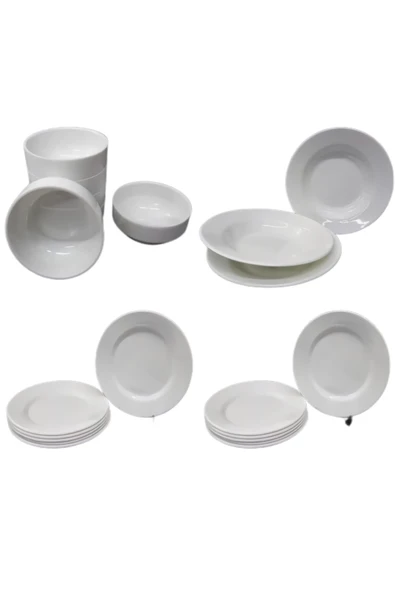 Ermiya Melamin Öğrenci Yemek Takımı 28 Parça 4 Kişilik ürün görseli 1