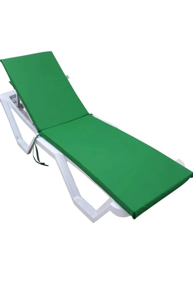 Ayça AVM Plastik Boş Şezlong Kılıfı 180x55 - Yeşil (SÜNGERSİZ) Yeşil ürün görseli 1