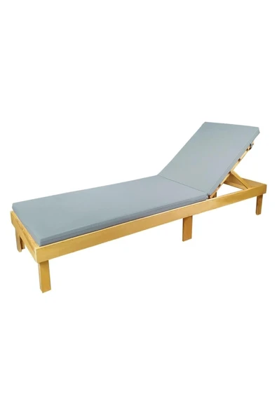 Ermiya 180*55*5 CM TAŞINIR KATLANIR ŞEZLONG MİNDERİ KAMP MİNDERİ SU İTİCİ KUMAŞ FERMUARLI 5 CM(GRİ)