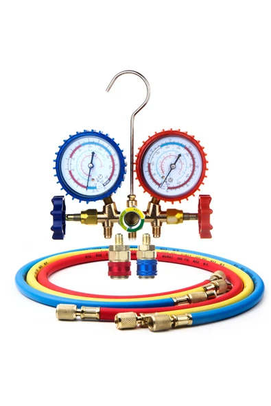 Choice R32 R410a 3 Way AC Diagnostic Manifold Gauge Set for Freon Charging Fits R410a R404A R134a Refrig... - Resim 8