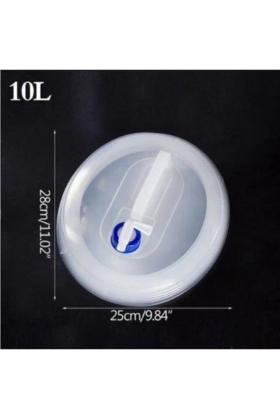 easyso Katlanabilir Akordiyon Su Bidonu 10 Litre Çok Amaçlı Kamp/ Piknik Için Uygun - Resim 8