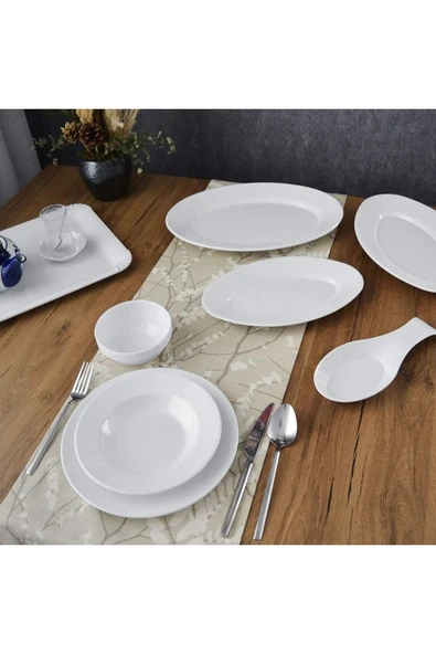 Ermiya 6 Kişilik 54 Parça Melamin Yemek Takımı ürün görseli 1