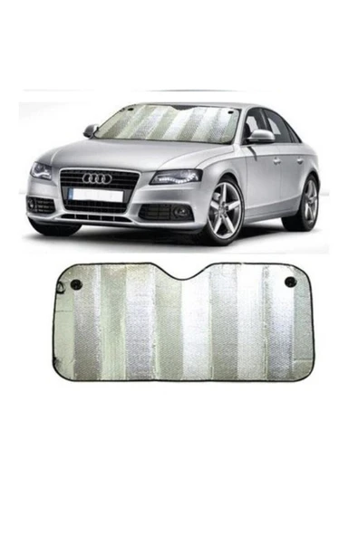 MaviEv Katlanabilir Parlak Araba Ön Cam Güneşlik 130 Cm X 60 Cm ürün görseli 1