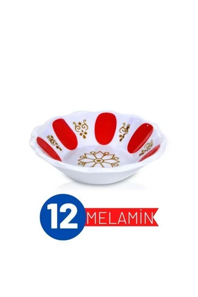 fpstarstore 12 Adet Melamin Çay Tabağı ürün görseli 1