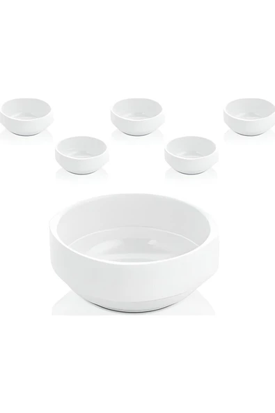 Ermiya Tria 12 Cm Kırılmaz Melamin Çorba Kasesi 12 Adet ürün görseli 1