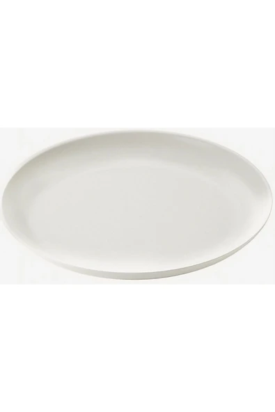 Ermiya Hitit Arya Klasik Melamin Pasta Tatlı Dondurma Servis Tabağı 12 Parça 17 cm Beyaz - 2