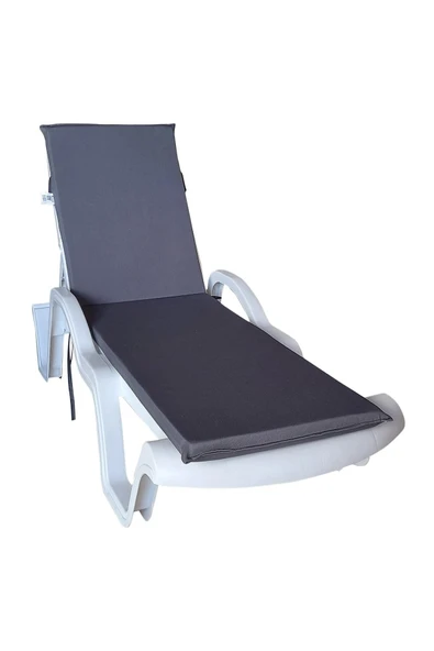 Ermiya Mimoza Koyu 2 Adet Şezlong Minderi 180*55*5 Cm Yıkanır Silinir Fermuarlı ürün görseli 1