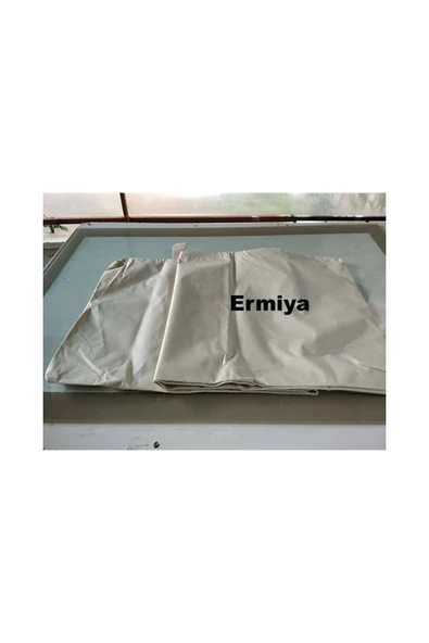 Ermiya Süngersiz Şezlong Minderi Kılıfı Krem Fermuarlı Polyester Impertex Kumaş 185*55*5 Cm ürün görseli