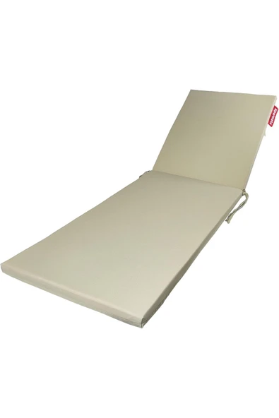 Ermiya Süngersiz Boş Sünger Yok Şezlong Minderi Kılıfı 180*55*5 cm Yıkanır Silinir Fermuarlı Kuşaklı ürün görseli 1