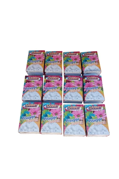 Ermiya 12*100 Gr -12 Paket Power Aktiv Katı Klozet Blok 12'li Paket Pisuvar İçin Özel Üretim ürün görseli 1