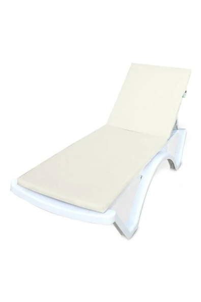 Ermiya 180*55*5 Cm Boş Şezlong Kılıfı - Krem (SÜNGERSİZ) A.ş Antalya Şeytan Dağı ürün görseli