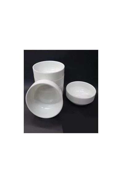 Ermiya 12 Ad Beyaz Melamin Çorba Kasesi 12x5cm Derin Tas Hesaplı Yoğurt Hoşaf Sütlaç Aşure Kabı