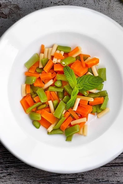 Ermiya Klasik Melamin Yemek Tabağı 12 Parça 21 cm Çukur Tabak Sulu Yemek ürün görseli