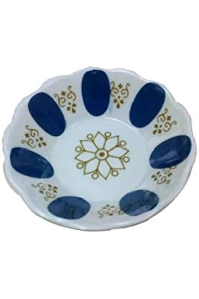 Ermiya 12 Adet Ermiya Acem Melamin Kahveci Çay Tabağı+12 Adet Çay Kaşığı Çelik Renk Seçiniz ürün görseli 1