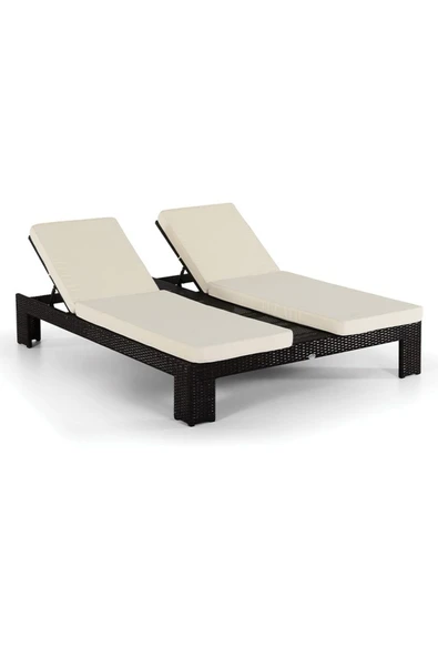 Ermiya 2 Ad Kekova Adası Şezlong Minderi 180*55*5 cm Sıvı Geçirmez Yıkanır Silinir Fermuarlı ürün görseli 1