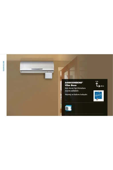 SANIHYDRO Sanicondens Clim Deco - Yoğuşma Suyu Pompası - 1 Klima Için - 3