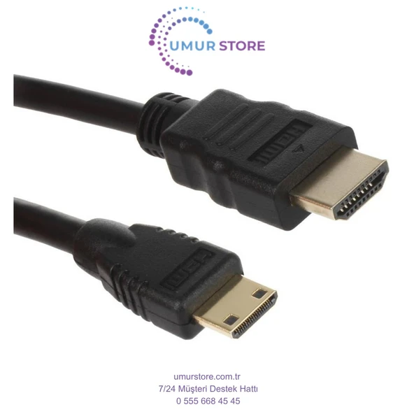 Mini Hdmi Çevirici Dönüştürücü Tv Kablosu