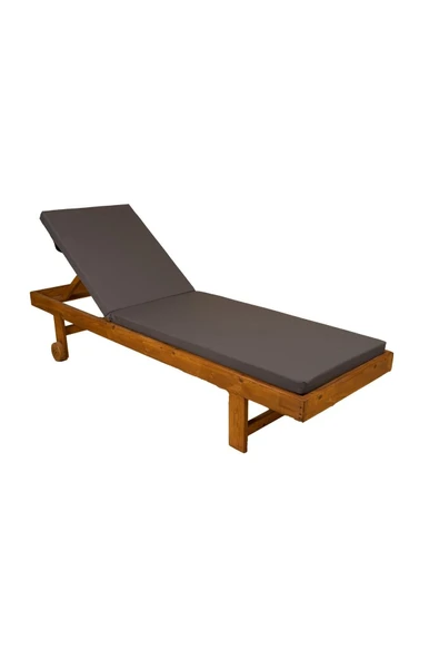 Ermiya Boncuklu Koyu / Fethiye 2 Adet Şezlong Minderi 180*55*5 Cm Yıkanır Silinir Fermuarlı - 1