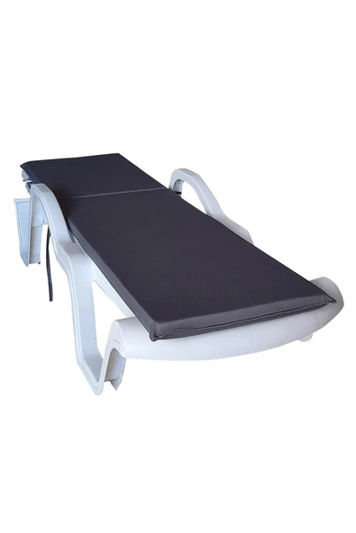 Ermiya Mimoza Koyu 2 Adet Şezlong Minderi 180*55*5 Cm Yıkanır Silinir Fermuarlı - Resim 3