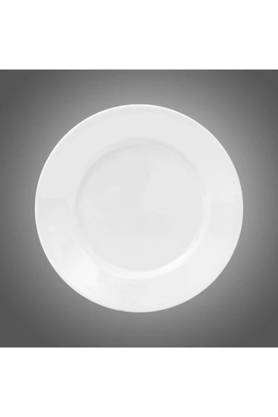 Gültaş Melamin 19 Cm Melamin Servis Tabağı 100 Adet Desen : Beyaz ürün görseli 1