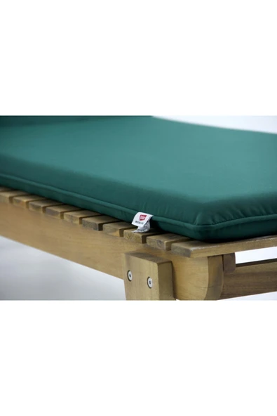İŞBİR 2 Adet Şezlong Minderi Yeşil 55x180x5 Cm - Resim 2