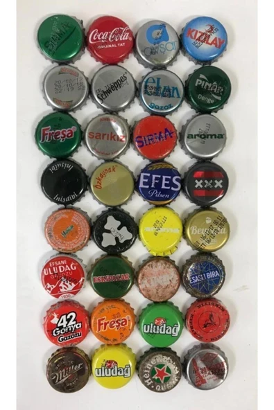 Ermiya Soda Gazoz Kapatmak Için Gazoz Kapağı (100 Adet) Vip Kapak - Resim 2