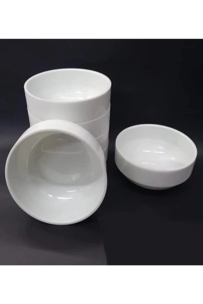 BİODATA 13cm Kırılmaz A Kalite Çorba Kasesi 6 Adet 13x5cm Derin Tas Hesaplı Yoğurt Hoşaf Sütlaç Aşure Kabı - Resim 2