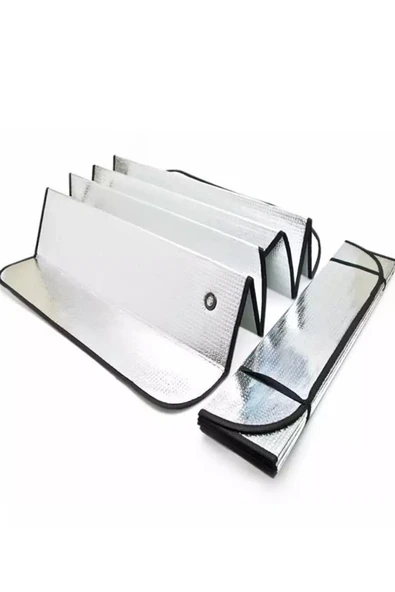 Ermiya 130*60 cm Araba Ön Cam Güneşlik Araç Oto Güneşlik Güneş Koruyucu - Resim 5