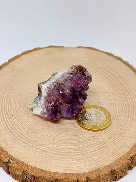 Ametist Taşı Kütle Ham Parça - 53gram (56510) - Resim 4