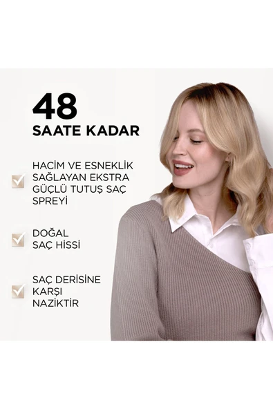 WELLA WELLAFLEX 2 DAYS VOLUME 2 GÜN BOYUNCA HACİM VEREN SAÇ SPREYİ EXTRA STRONG HOLD  75 ML - 4/5 HOLD - 2