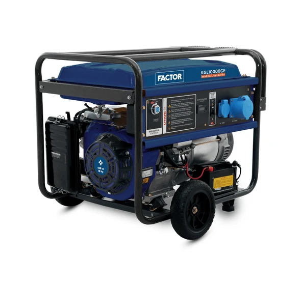 Factor KGL10000CE 9,4 kVA Benzinli Jeneratör 220v