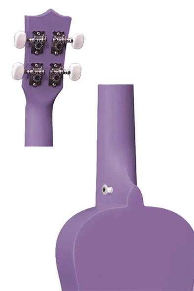 Midex UKX-901PRP Mor Soprano Ukulele (Askı Çanta Metod Pena) - Resim 4