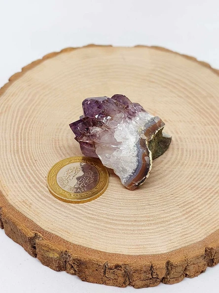 Ametist Taşı Kütle Ham Parça - 53gram (56510) - Resim 5