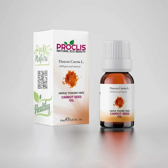 PROCLİS %100 Doğal Havuç Tohumu Yağı, Cam Şişe 10 ml - 5
