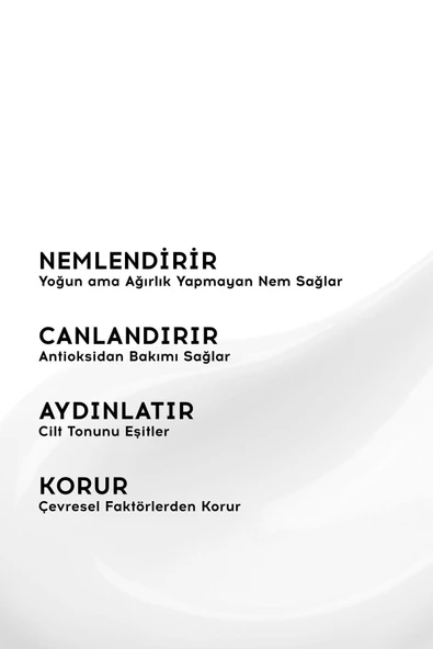 Cream Co. Moisturizer 50 ml Nemlendirici Cilt Tonu Eşitleyici Aydınlatıcı Yüz Krem. 50 Mltüm cilt tipleri - 3