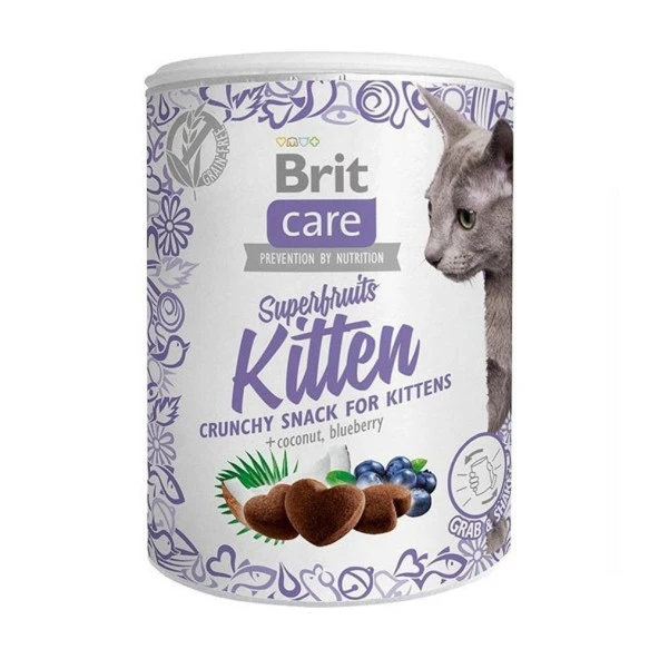Brit Care Superfruits Kitten Yavru Kedi Ödülü 100g