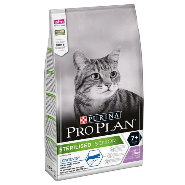 Pro Plan Sterilised Senior 7+ Hindili Yaşlı Kedi Maması 3 Kg