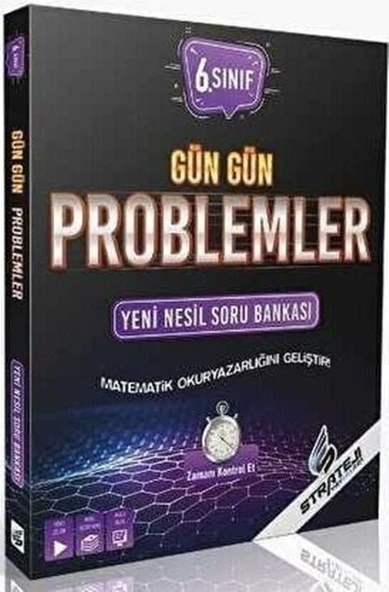 Strateji Yayınları 6. Sınıf Gün Gün Problemler Soru Bankası