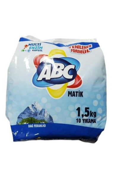 ABC Dağ Esintisi Toz Çamaşır Deterjanı 1.5 kg - 1