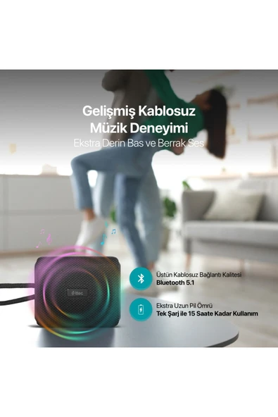 Ttec Tempo Taşınabilir Kablosuz Bluetooth Hoparlör - 2