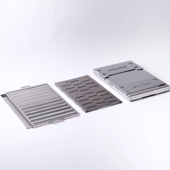 Outdoven M1 Alev Yapmayan Katlanabilir Inox Mangal - 3