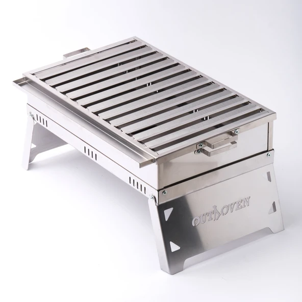 Outdoven M1 Alev Yapmayan Katlanabilir Inox Mangal - 11