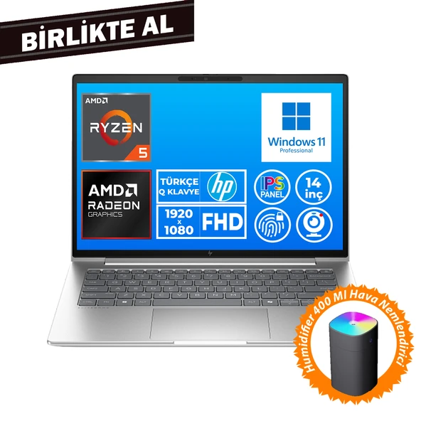 HP EliteBook 645 G9 Ryzen 5 Pro 5675U 32GB 1TB SSD 14" FHD W11P + Hava Nemlendirici 5Y3J0EA 028