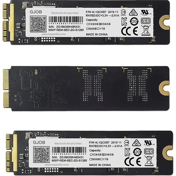 Gjob Macbook Pro A1502 2017 256GB SSD Disk MACBOOK A1502 2017 256GB SSD Disk - 1